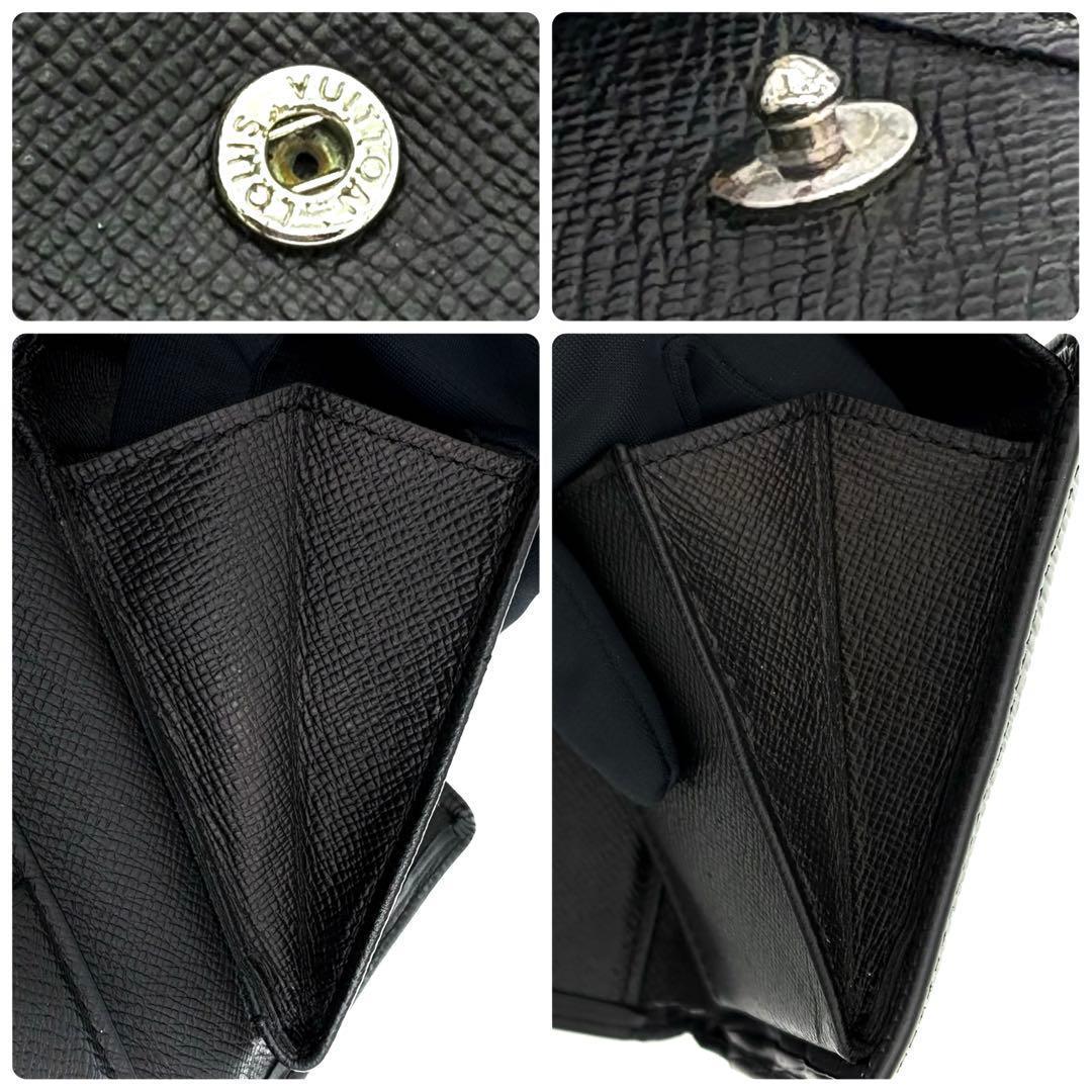 ルイヴィトン 折財布 エピ ノワール ポルトフォイユ マルコ 黒 2051