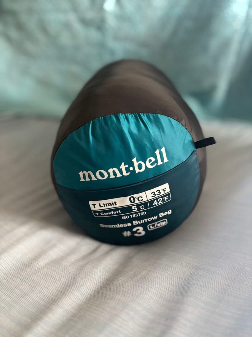 モンベル シームレス バロウバッグ #3 未使用品mont-bell寝袋シュラフ