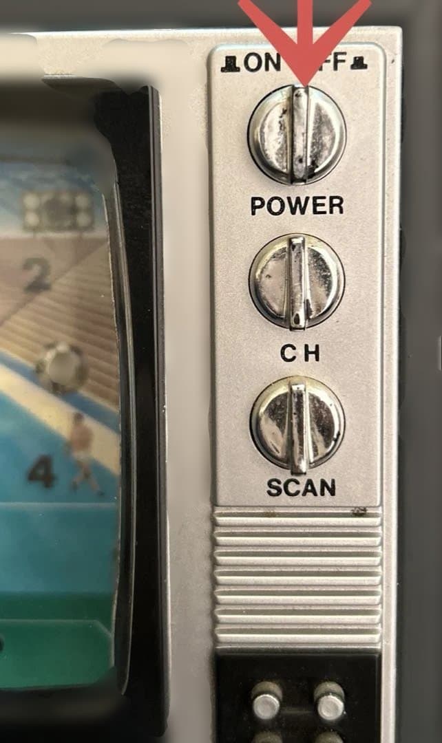 レトロテレビ型 目覚まし時計 サッカー