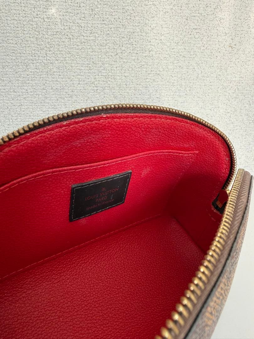 ダミエ・キャンバスポーチ