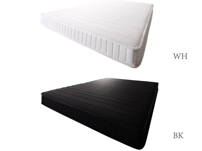 新品未使用　圧縮ロールでお届け ボンネルコイルマットレス　セミシングル　ブラック