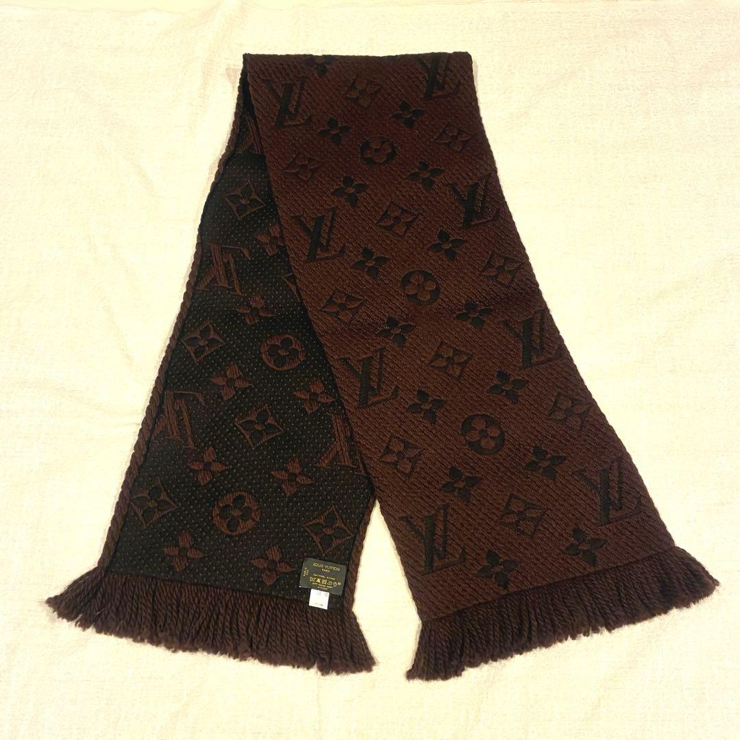 LOUIS VUITTON ルイヴィトン マフラー　ブラウン