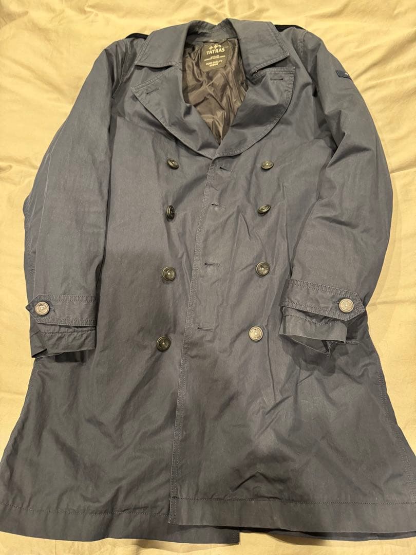 TATRAS ネイビー トレンチコート