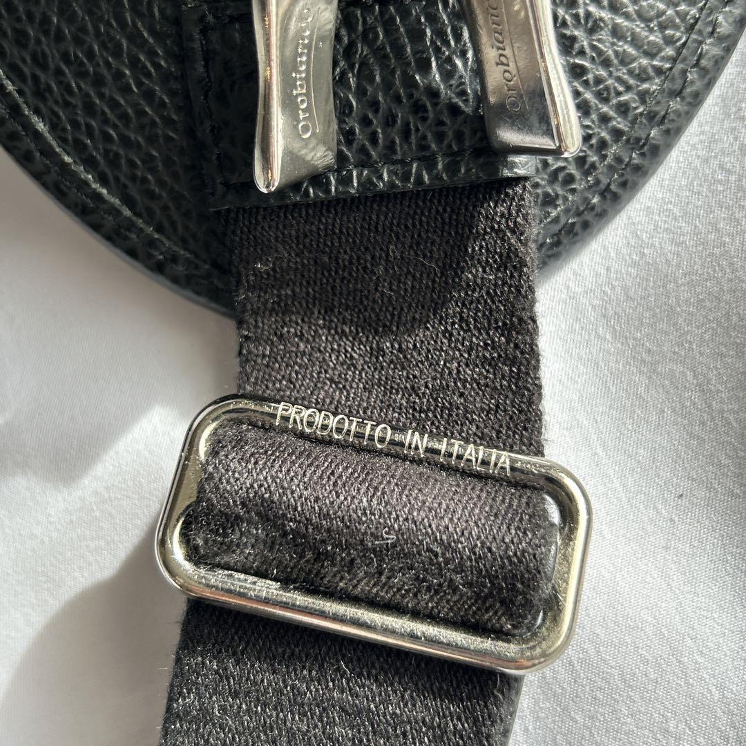 【未使用】オロビアンコ ボディバッグ イブリデロ 牛革 ワンショルダー イタリア