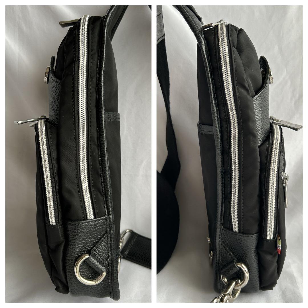 【未使用】オロビアンコ ボディバッグ イブリデロ 牛革 ワンショルダー イタリア