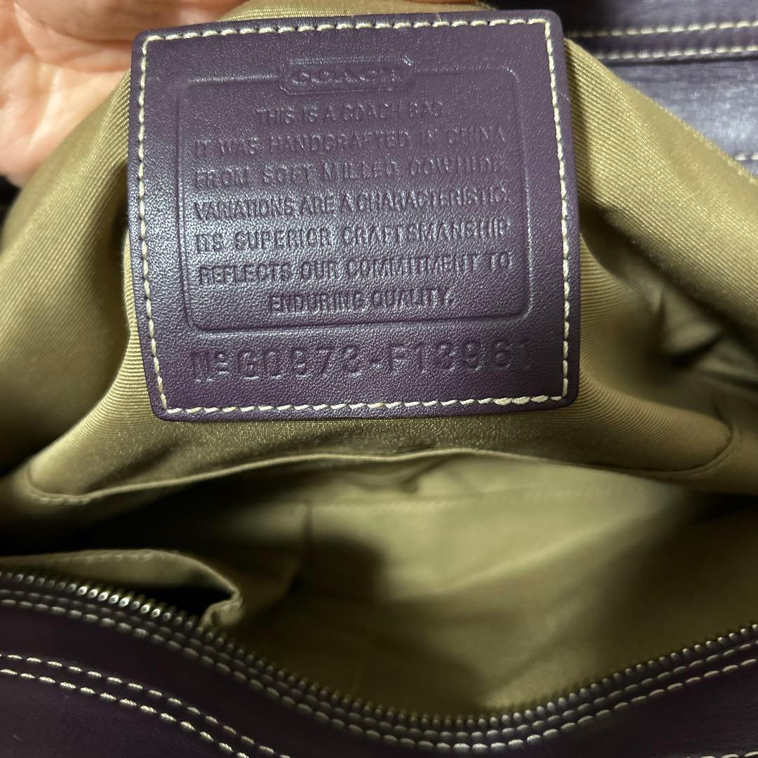 COACH コーチターンロック ハンプトンズ キャリーオール レザートートバッグ