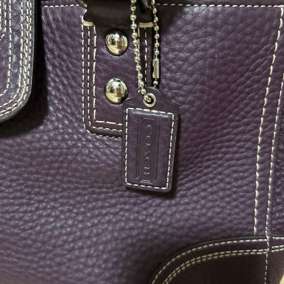 COACH コーチターンロック ハンプトンズ キャリーオール レザートートバッグ