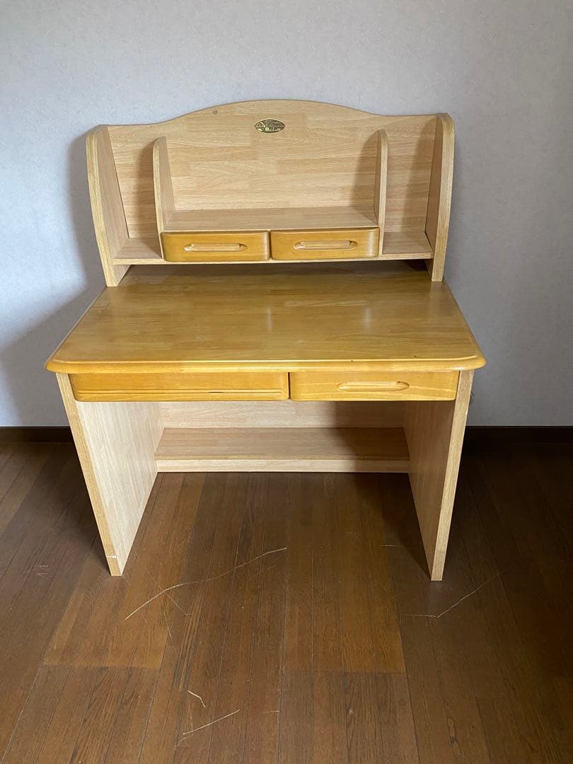 天然木の学習机