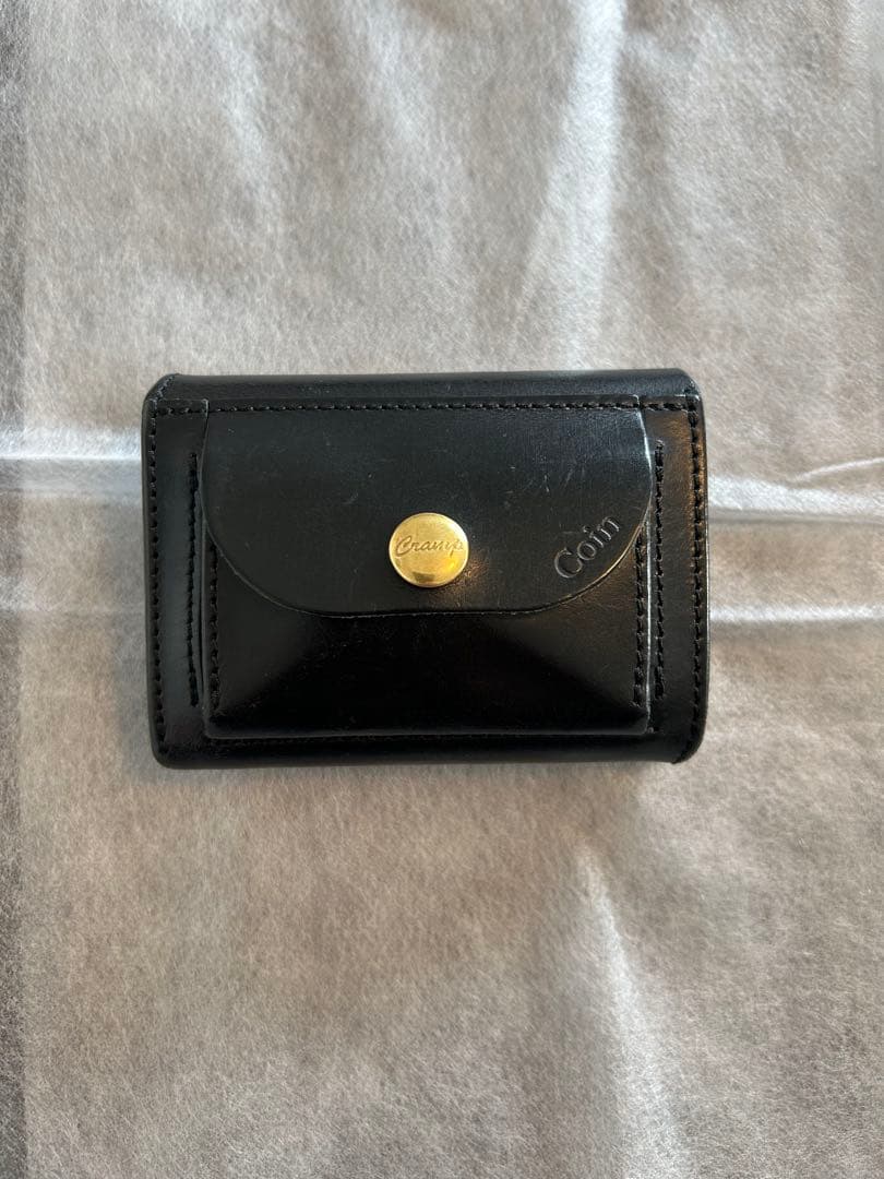 池之端銀革店 財布 cramp ブラック