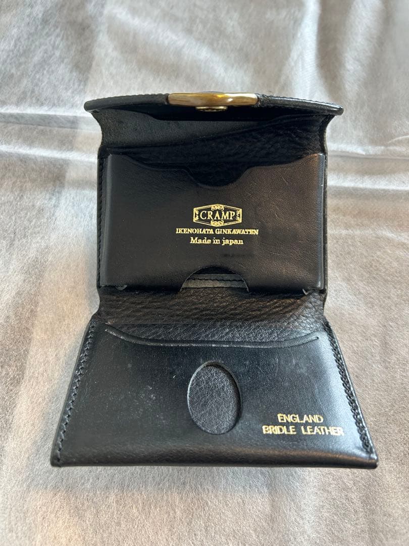 池之端銀革店 財布 cramp ブラック