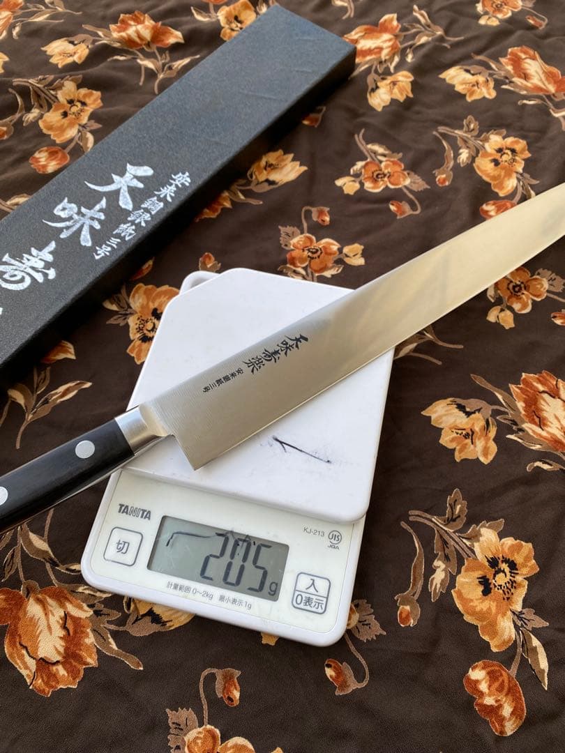 4本「 天味寿楽 」柳刃330mm 筋引 330mm 銀紙3号