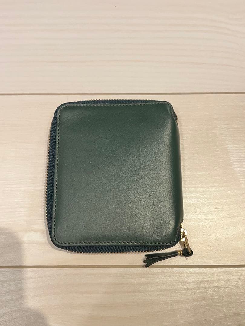 ち*☆様 COMME des GARÇONS ダークグリーン 二つ折り財布 箱、
