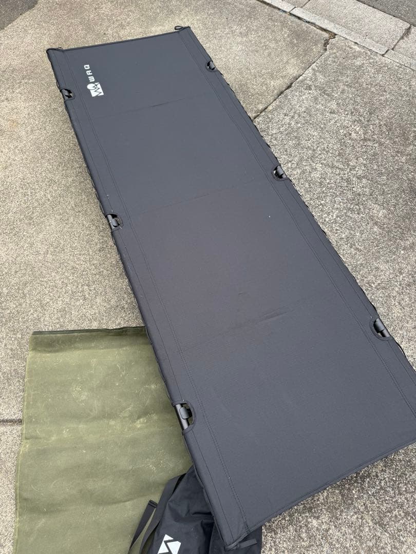 WAQ 2WAYフォールディングコット　ブラック　600D②