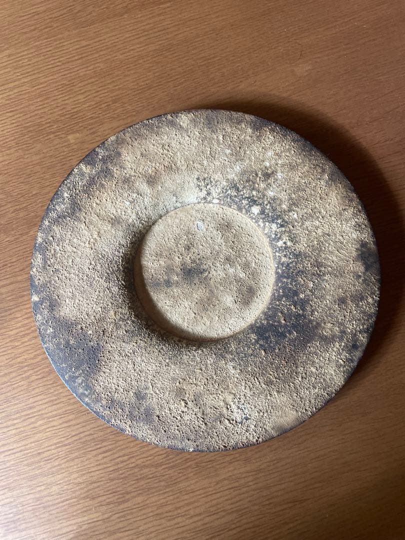 督田昌巳 皿／陶芸作品／美品／手仕事のうつわ／益子焼系 作家もの