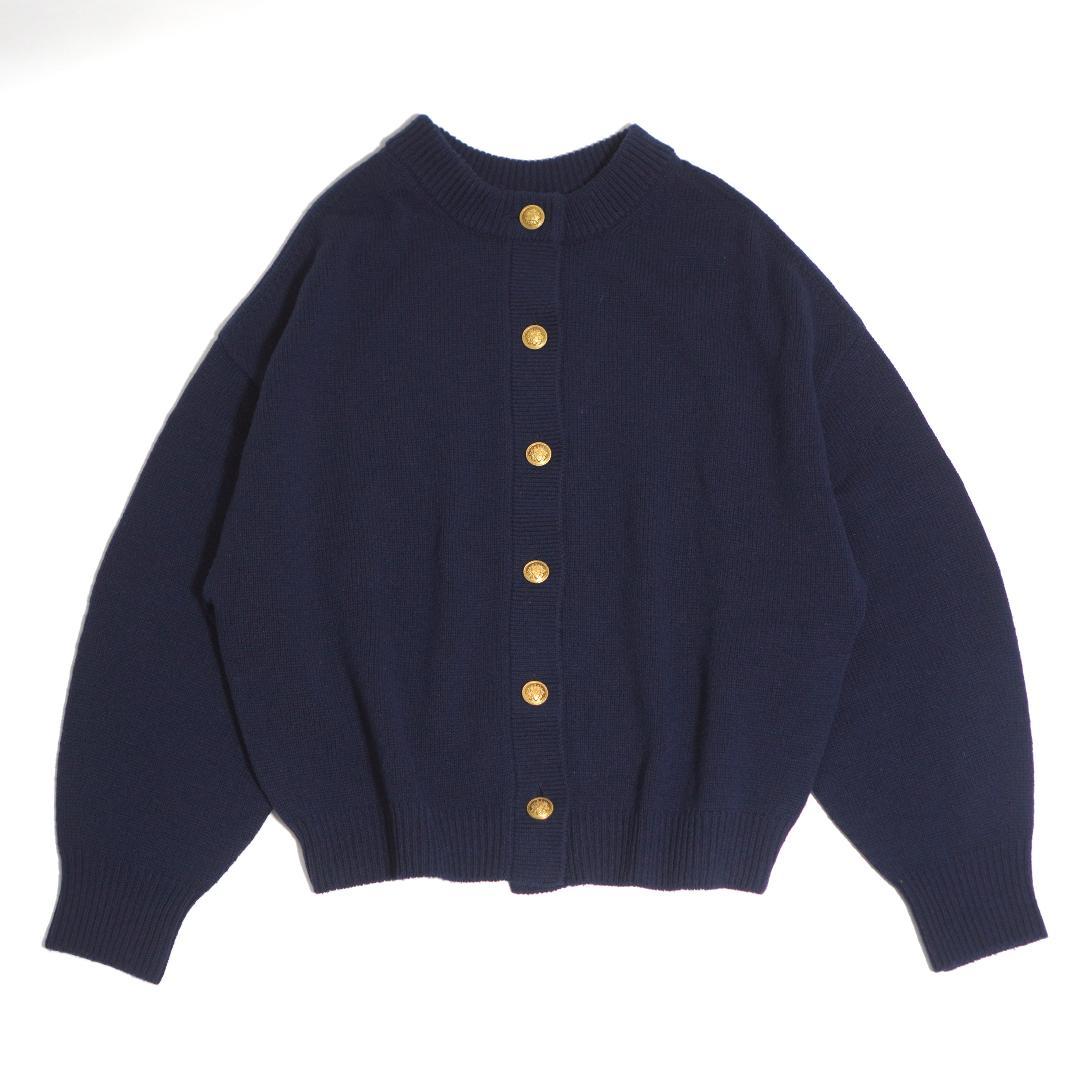 FRAMeWORK 2WAY金ボタンカーディガン ネイビー フレームワーク