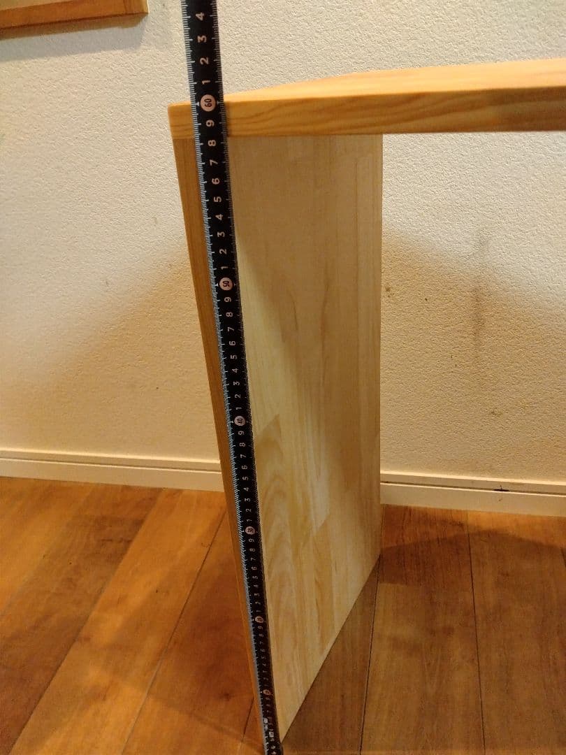 木製　ハンドメイド　オーダー　コの字　サイドテーブル　テレビ台　水槽台