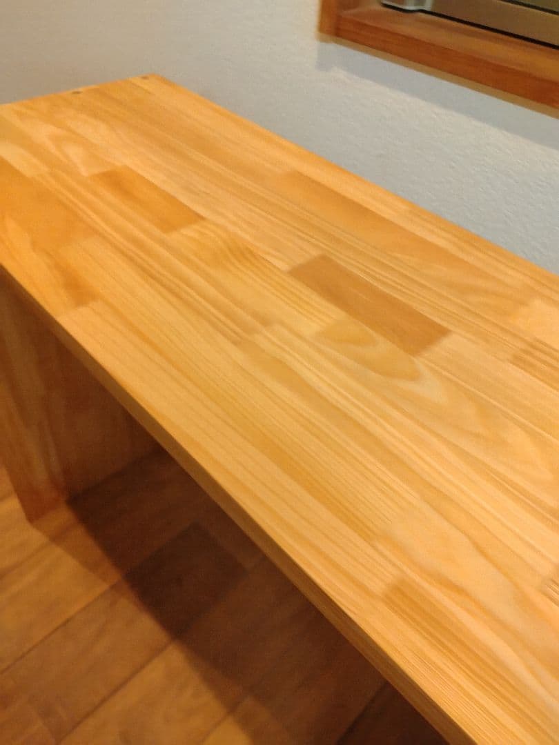 木製　ハンドメイド　オーダー　コの字　サイドテーブル　テレビ台　水槽台