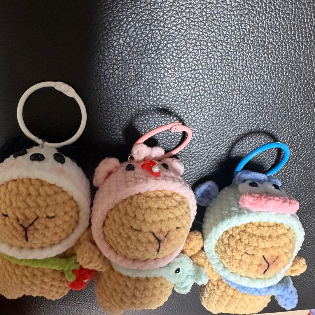 あみぐるみ　編み物　キーホルダー