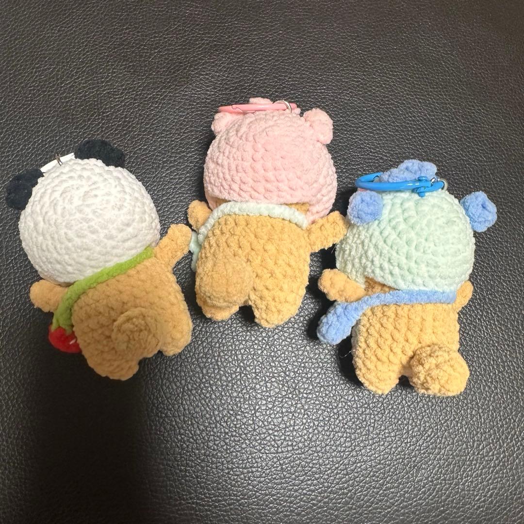 あみぐるみ　編み物　キーホルダー