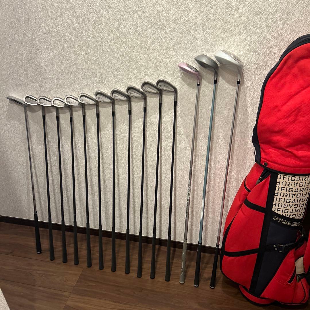 プロギア他　レディース　14本　右利き　ゴルフセット