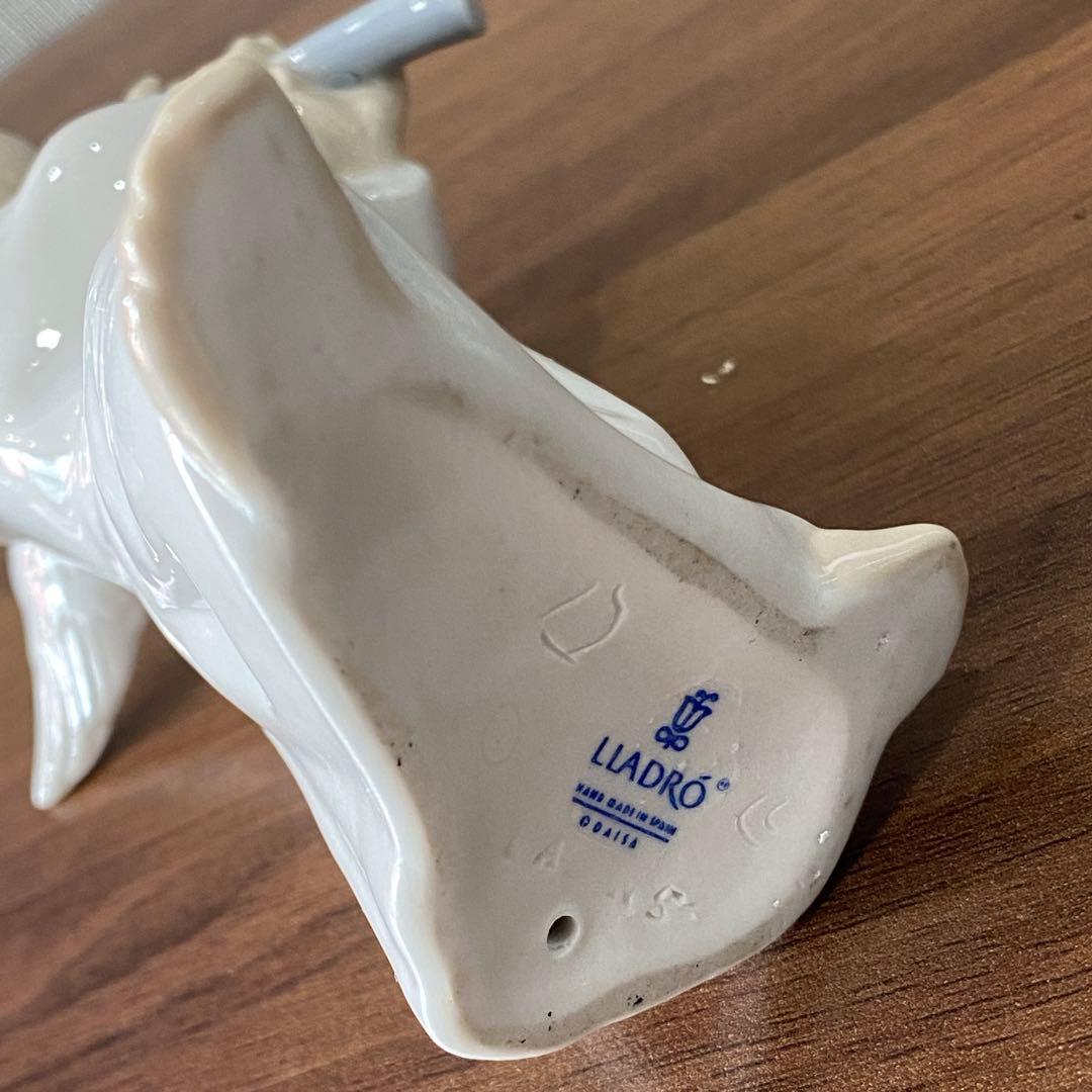 【美品】LLADRO リヤドロ　フルートを吹く天使