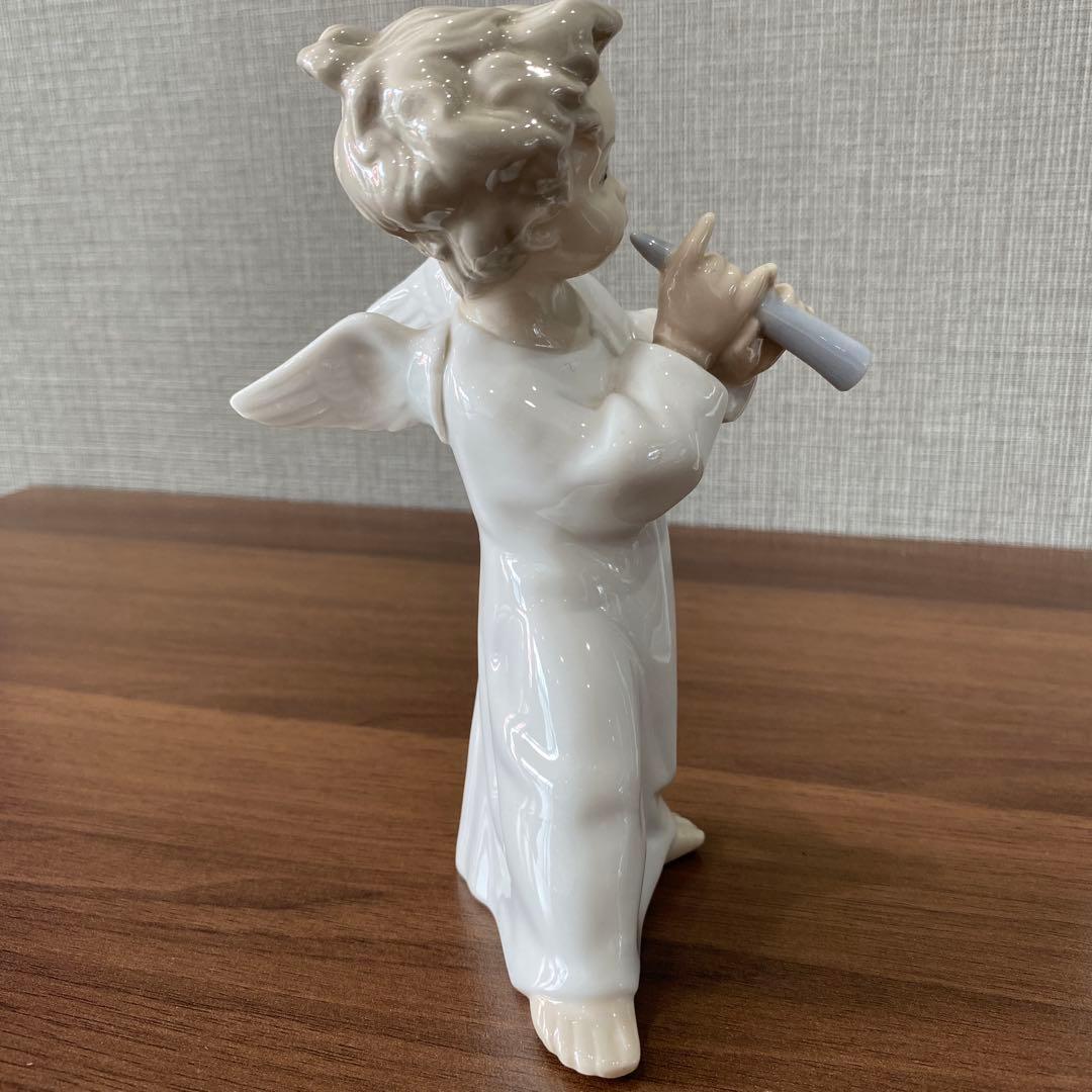 【美品】LLADRO リヤドロ　フルートを吹く天使