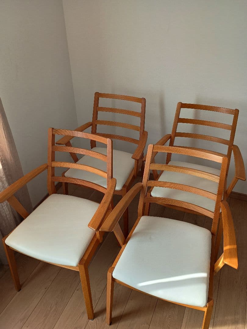 【シャルドン様用】大塚家具 木製ダイニングチェア 4脚セット