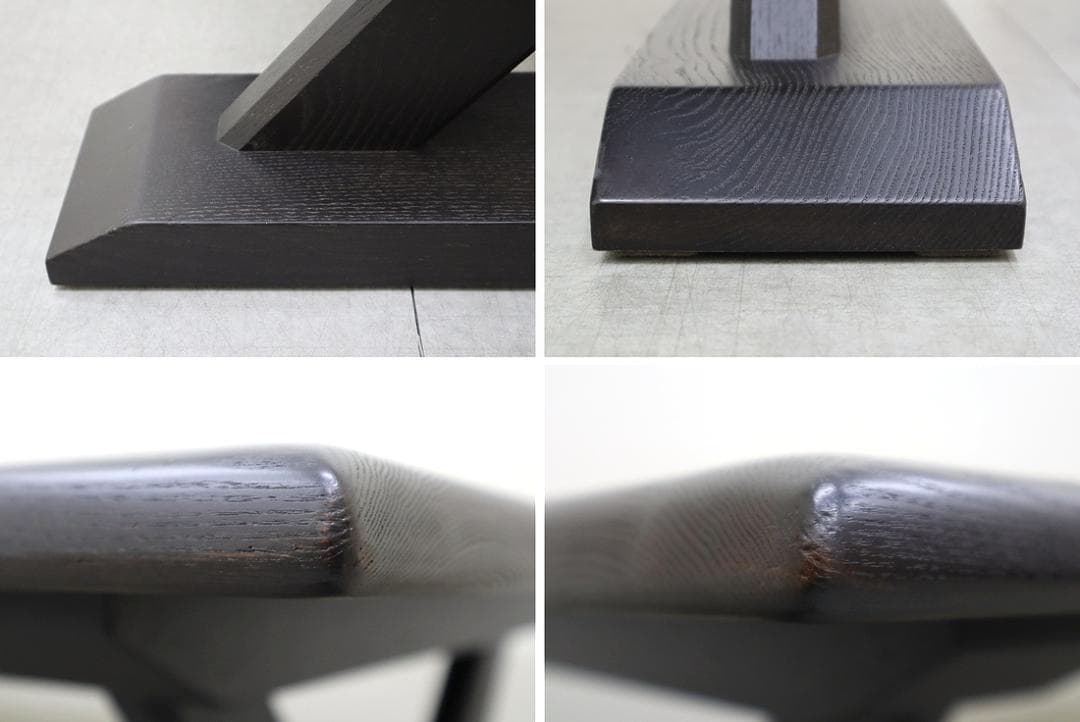 美品 TIME & STYLLE ダイニングテーブル 無垢材 旭川家具 6人用