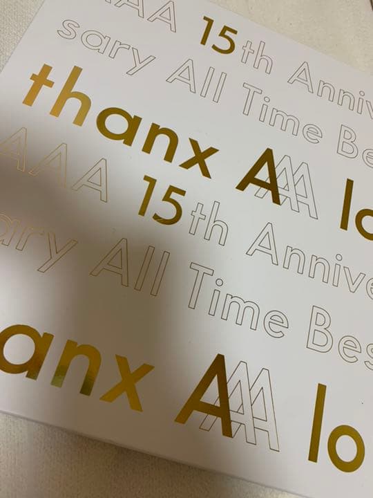 AAA 15th -thanx AAA lot-（5枚組CD+フォトブック)