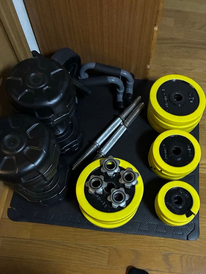 ダンベル、ベンチセット（家トレセット）