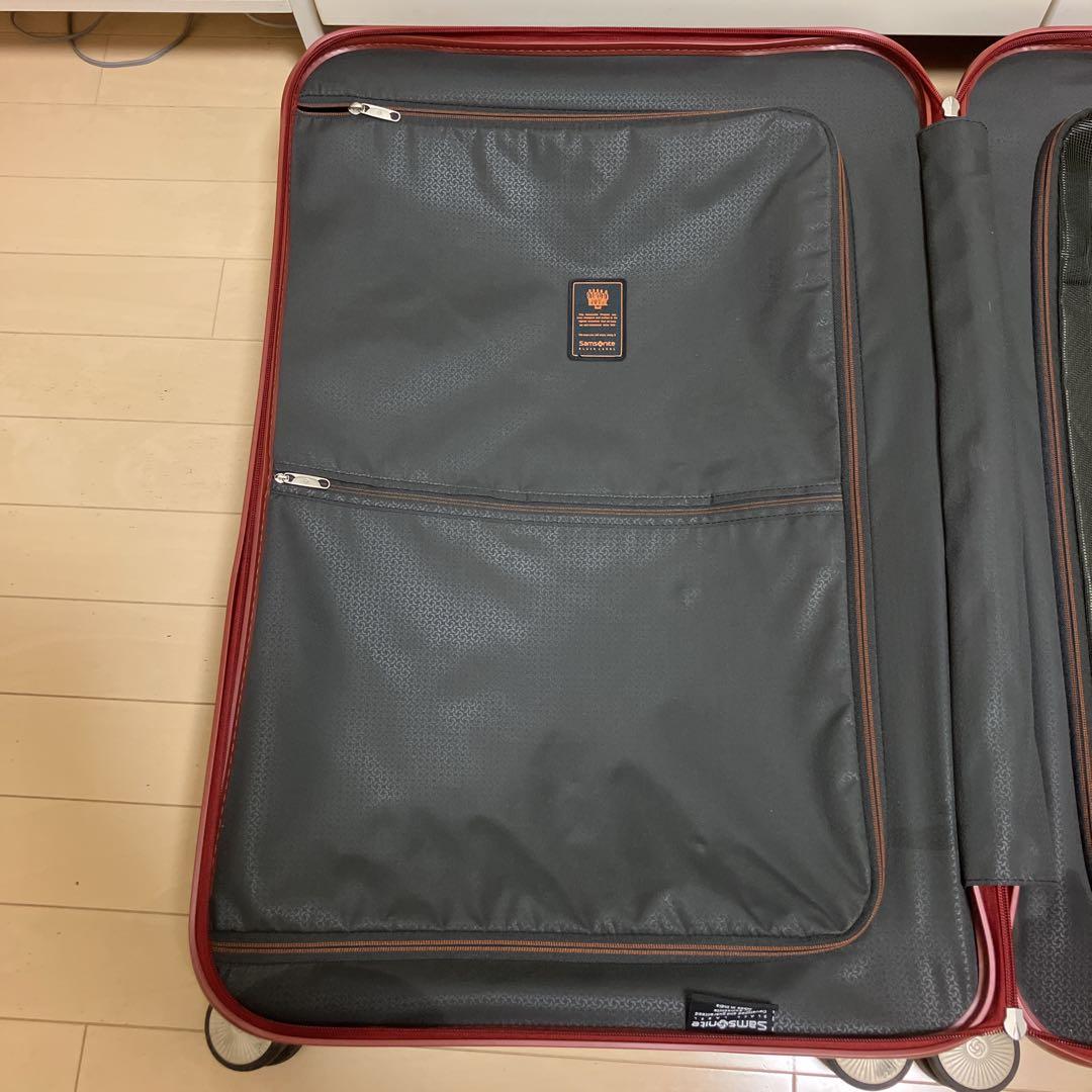 【美品】サムソナイト 超軽量 キューブライト76×28 高級ライン ダークレッド
