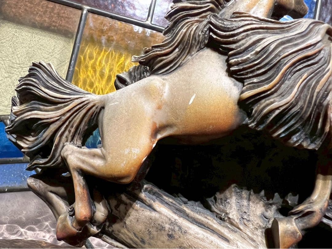 九頭馬 うまくいく 馬 置物 縁起物 風水 難あり インテリア