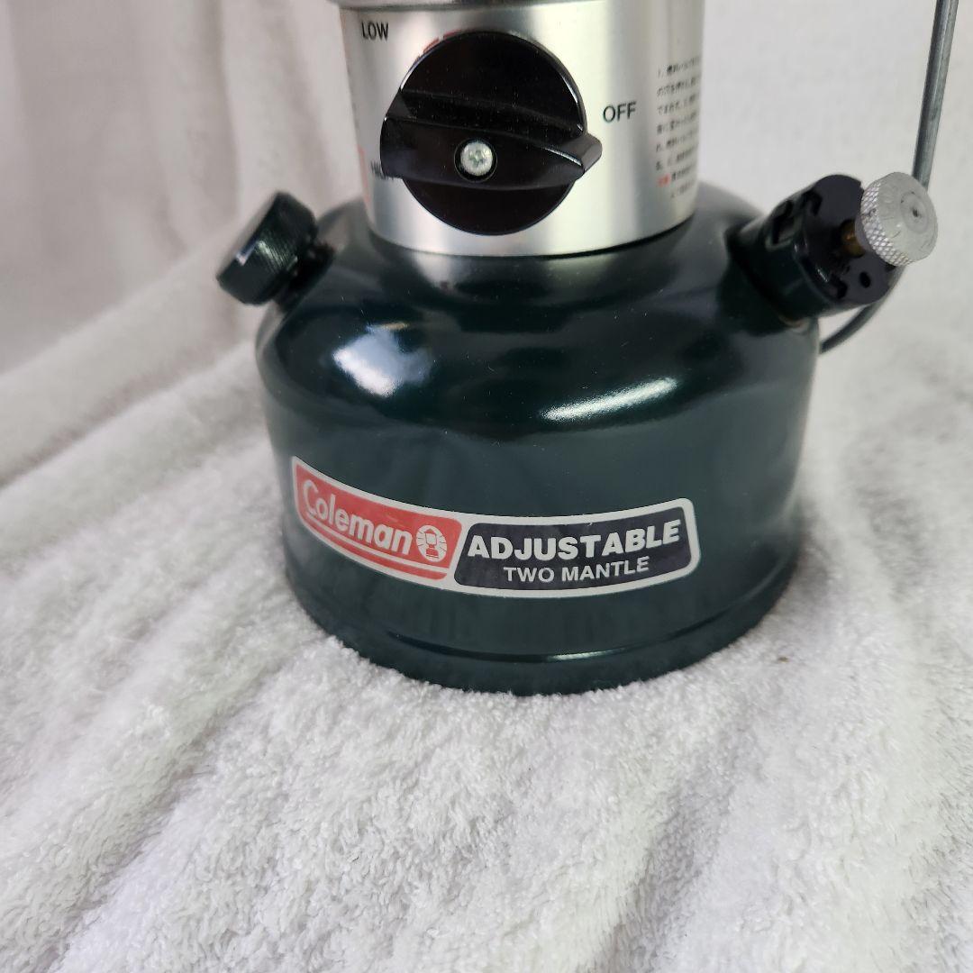 【美品】アメリカ産 コールマン ランタン ツーマントル ガソリン 付属品付き
