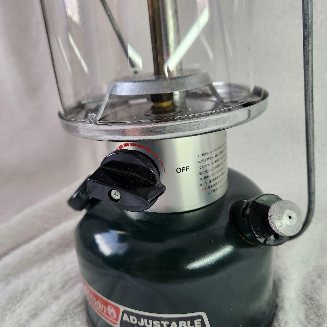 【美品】アメリカ産 コールマン ランタン ツーマントル ガソリン 付属品付き