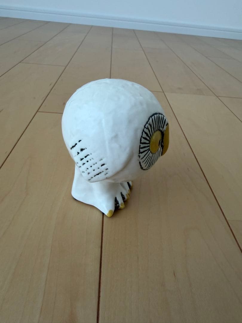 リサラーソン 白い森のふくろう シリアルナンバー入り 専用ポーチ付き