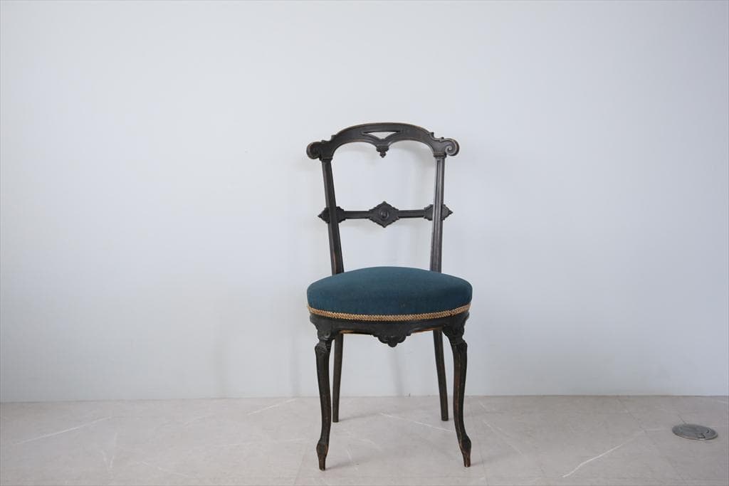 フランスアンティーク木製ナポレオンチェア/ダイニングイス椅子(90-66-2)