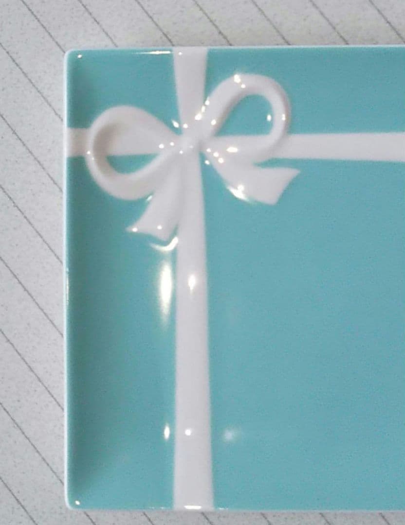 Tiffany & Co. リボン付き皿2枚セット