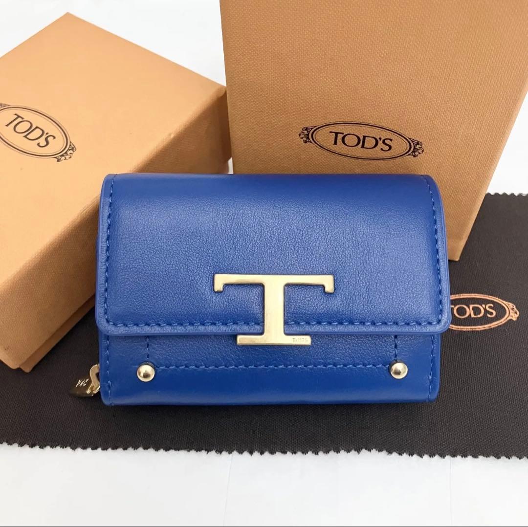 【希少】【最終値下】TOD’S トッズ Tタイムレスレザーミニ財布【限定セール】