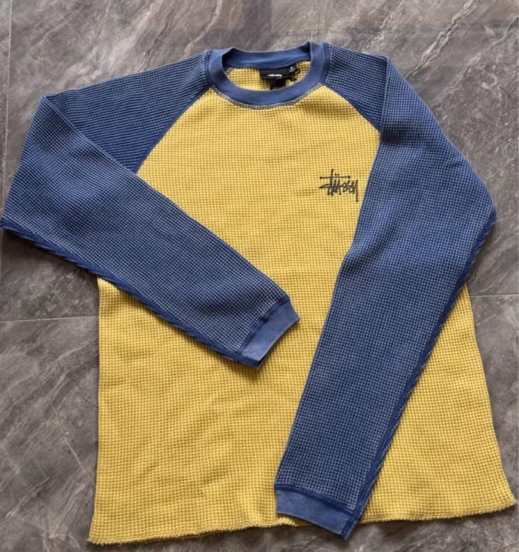 Stussy Thermal 2 Tone Raglan Shirt 長袖 L
