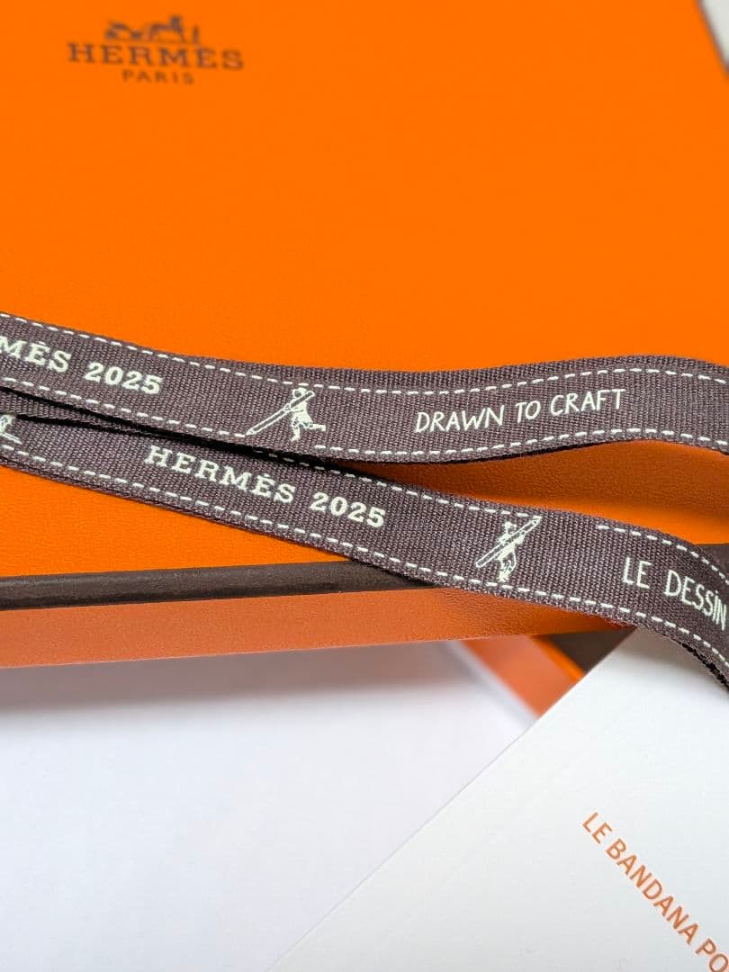 【未使用】HERMES　犬用　バンダナ　エプロンドール　Sサイズ