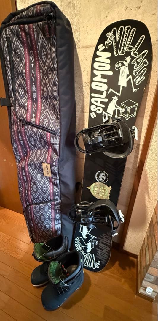 SALOMON メンズ スノーボード3点セット 約150cm 26cm