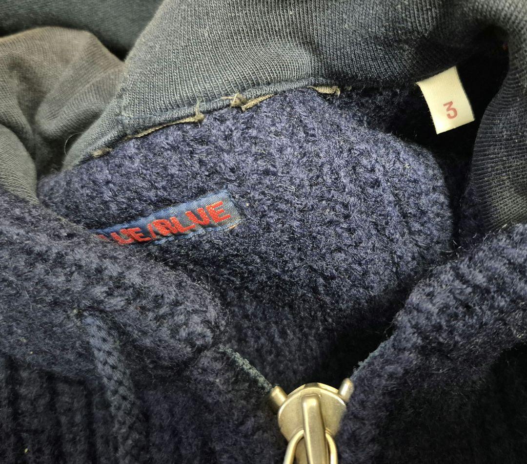 ブルーブルー圧縮ニット　キムタクボタンフライ着用　ハリウッドランチマーケット