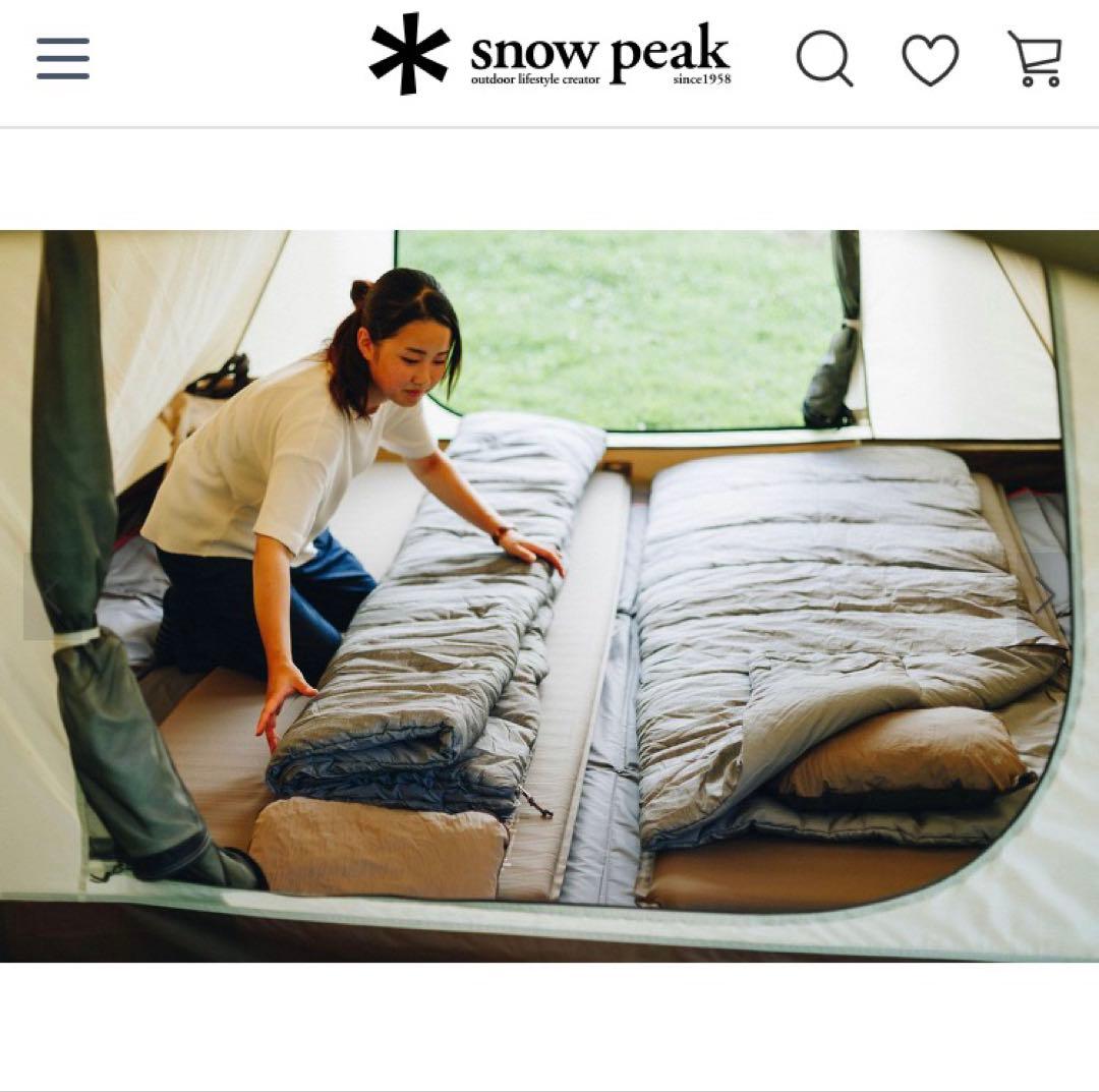  peak 寝袋ss 2つセット　FK-286 BD-105GY