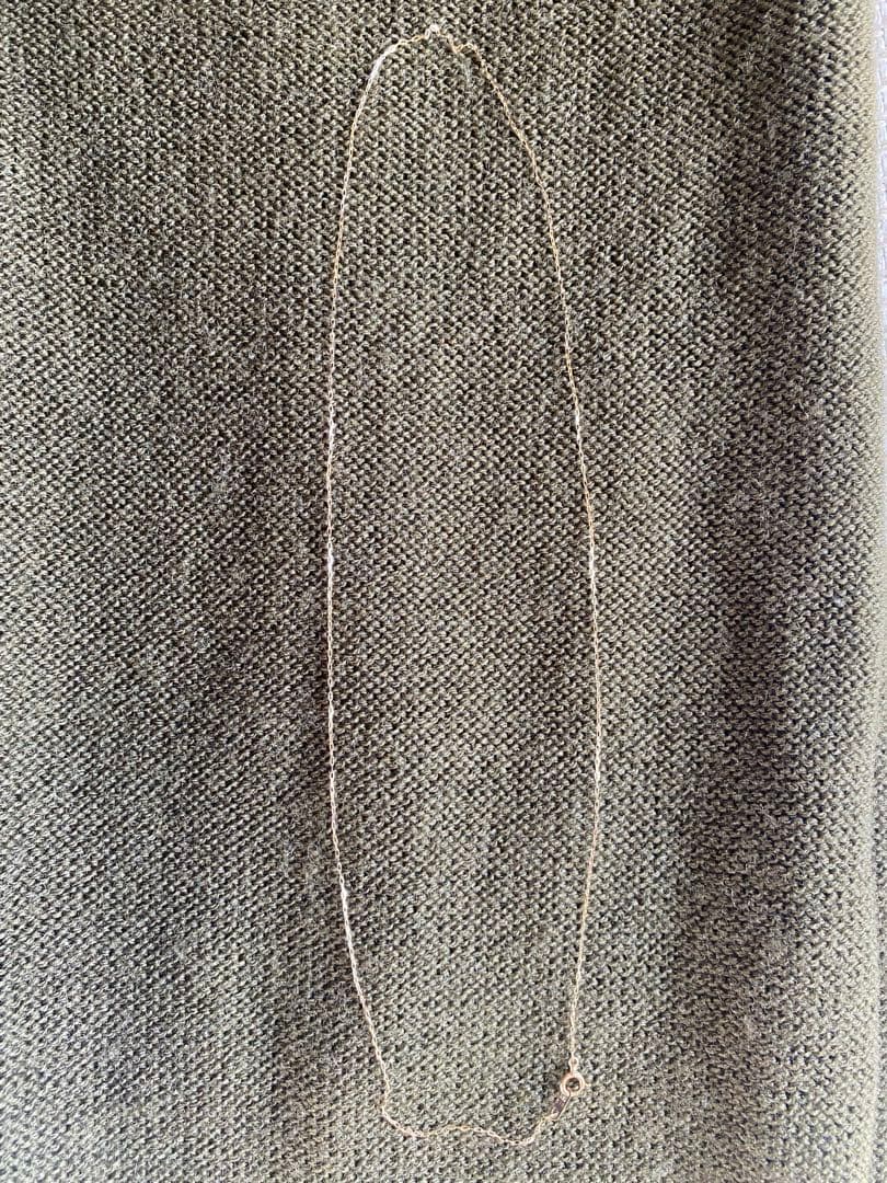 10K 10金　オールド　ゴールドチェーンネックレス　50cm