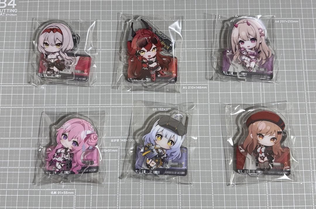 勝利の女神　NIKKE　SDアクリルスタンド　6点セット　光核象限シリーズ