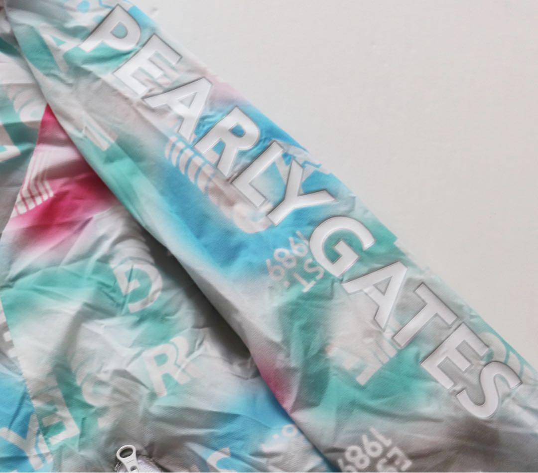 《パーリーゲイツ》新品 グラデーションジップブルゾン レインウェア 0