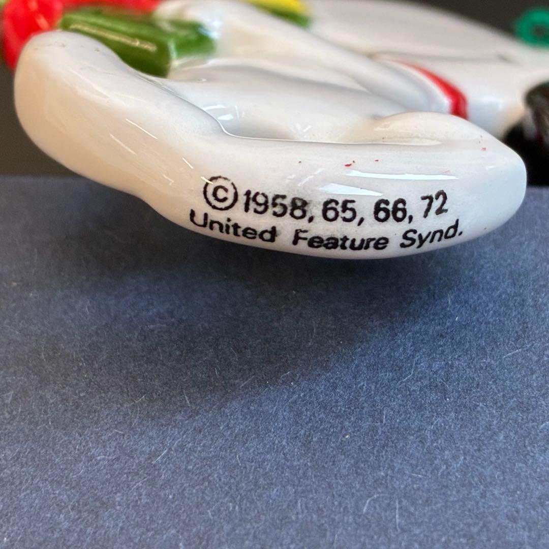 【超レア】70年代ヴィンテージ SNOOPY クリスマスオーナメント6個【新品】