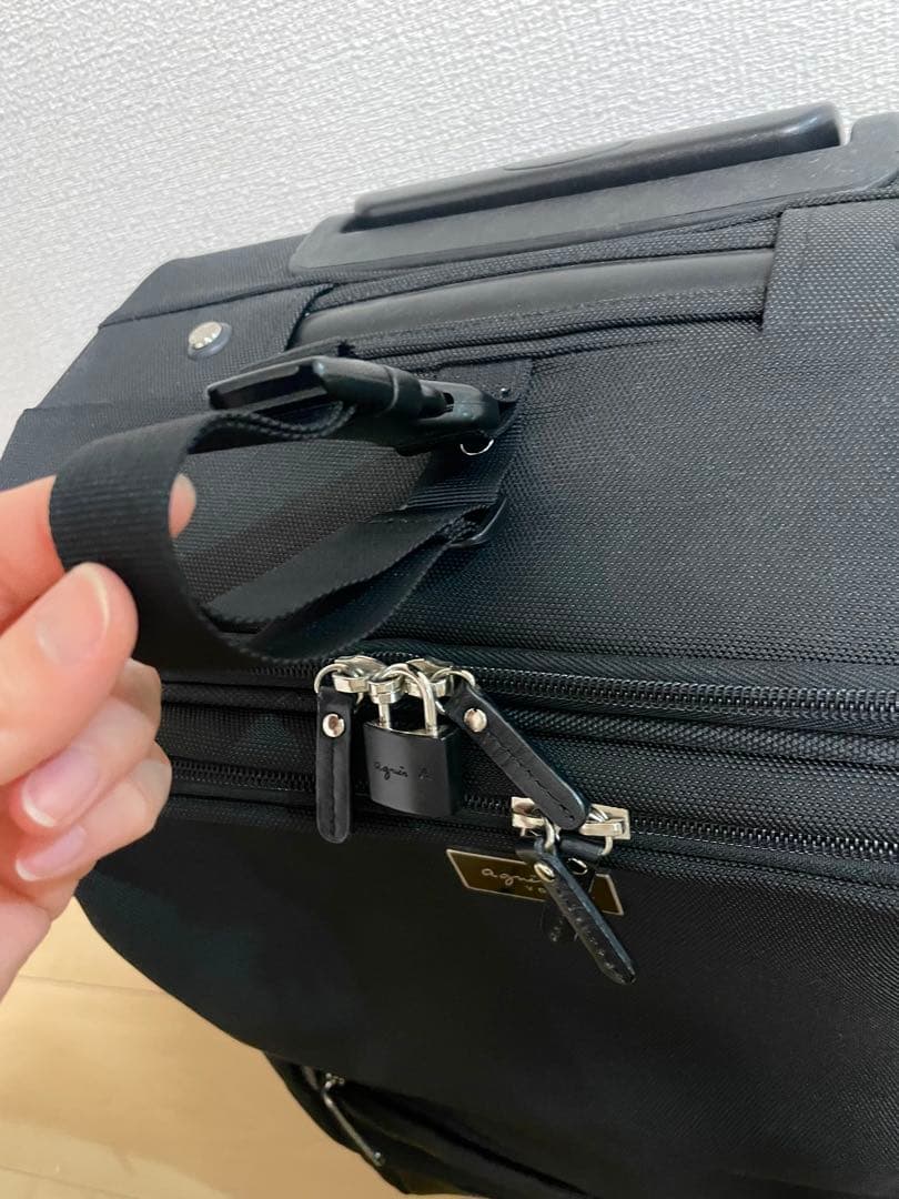 アニエス ベー ボヤージュ　黒キャリーケース