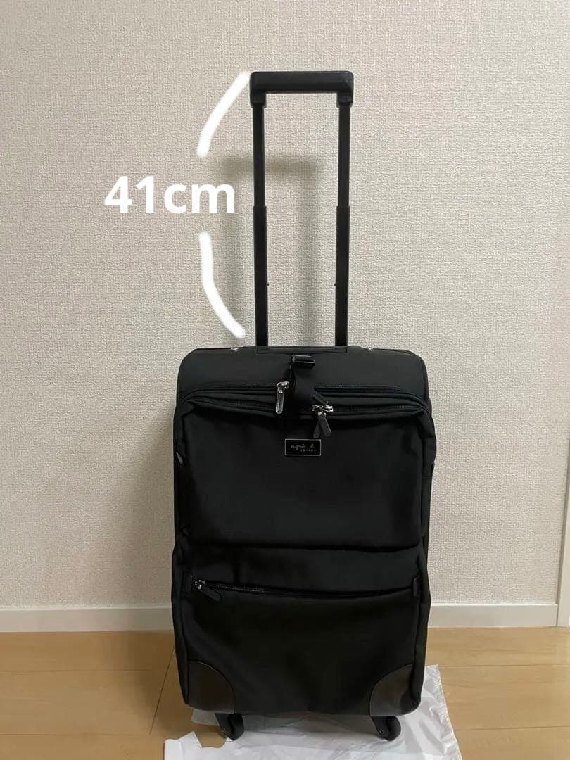アニエス ベー ボヤージュ　黒キャリーケース