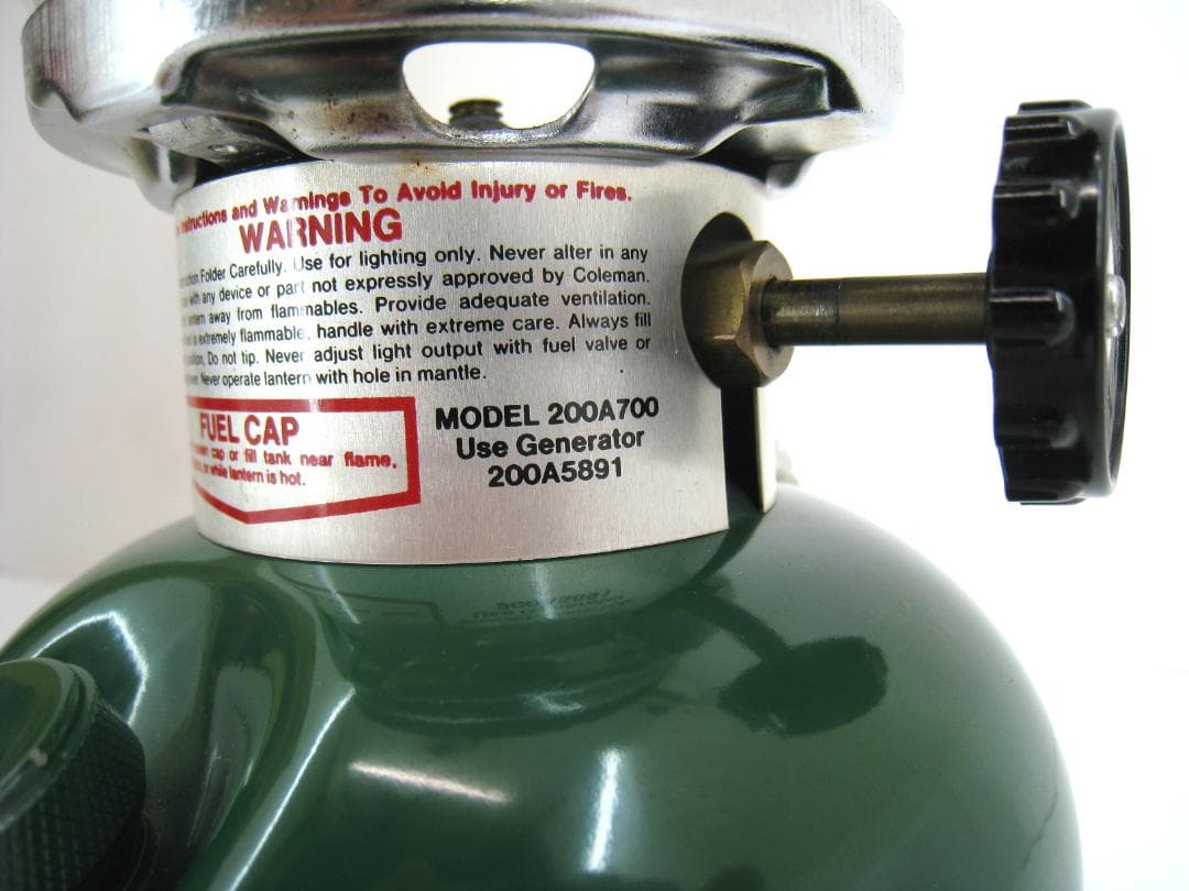 希少なColeman グリーン ランタン モデル 200A700